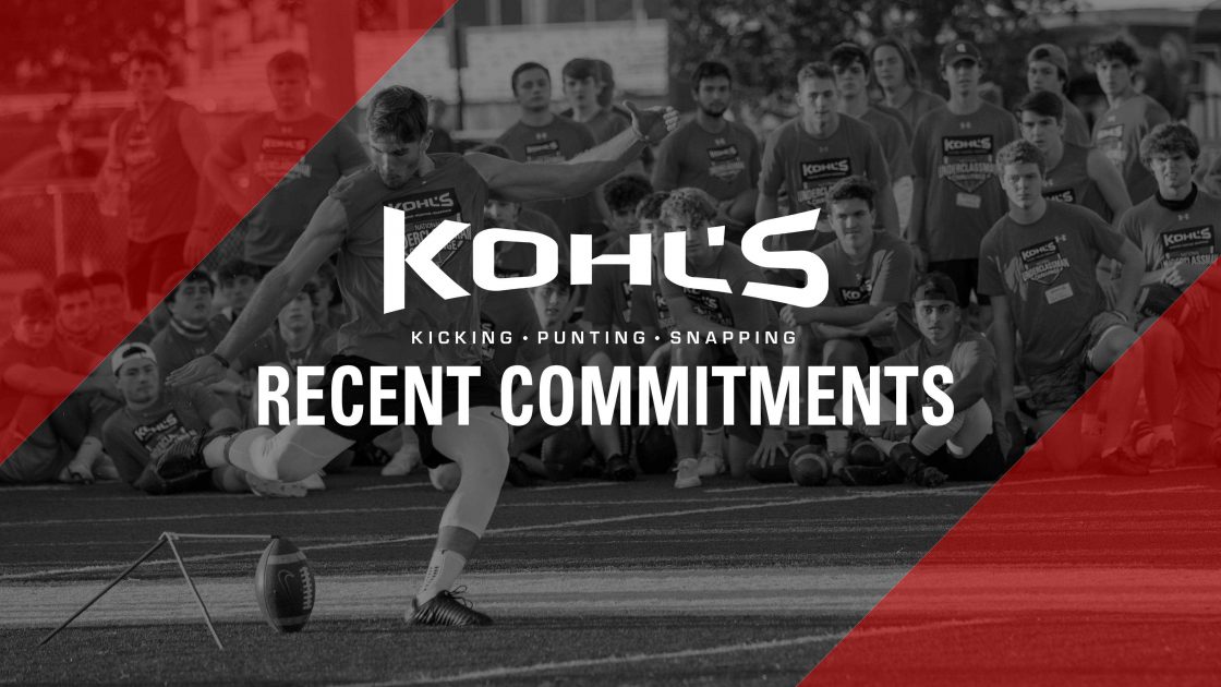 Recent Kohl's Class of… Kohl's Football Kicking and Punting Camps